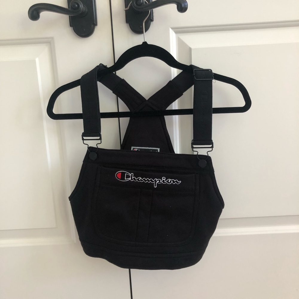 Champion Fleece Overall Bib Top